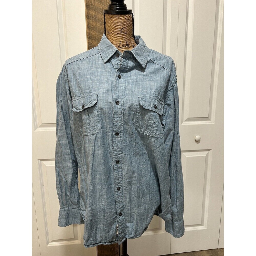 Mens Alexander Julian Colours Long Sleeve Button Up Size L